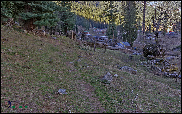 Kalga Village clicked from the hiking trail