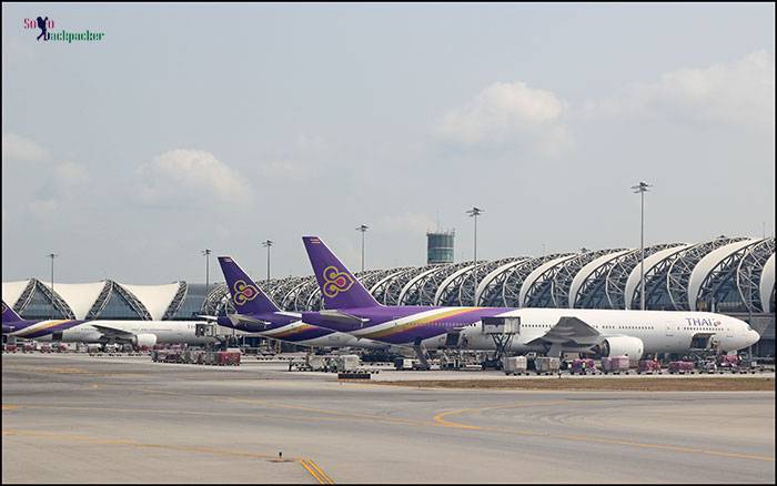 Aircraft Parked in Bangkok
