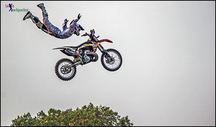 Thrilling Performance at MotoCross