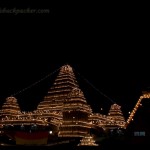 Navratri Decorations at Chhatarpur Temple Complex, New Delhi