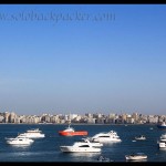 An Evening in Alexandria at The Coast of The Mediterranean Sea