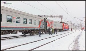 Train in Siberia