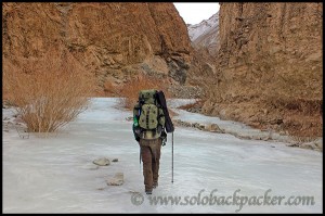 Walking on The Frozen River