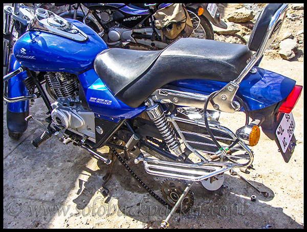 Punctured Tyre before Kumbhalgarh