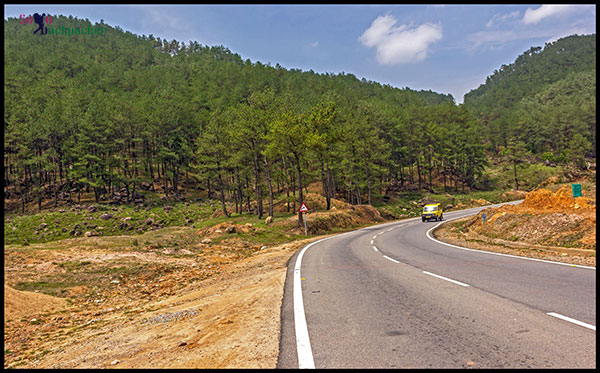 Road from Shillong to Nongstoin