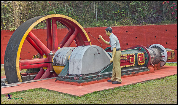 Display of Equipment Used in Oil Production at The Oil Museum