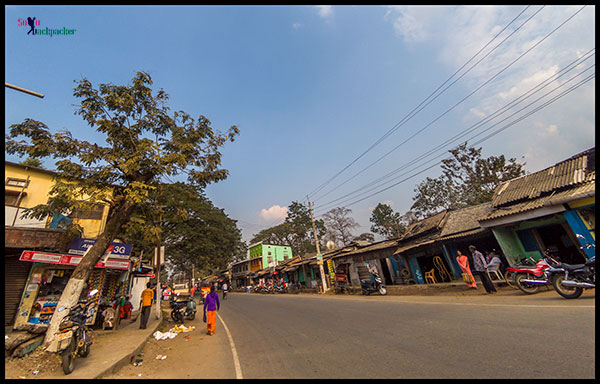 Doom Dooma Town in Upper Assam