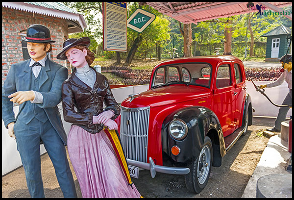 Old Era Petrol Pump , B.O.C stands for Burma Oil Company