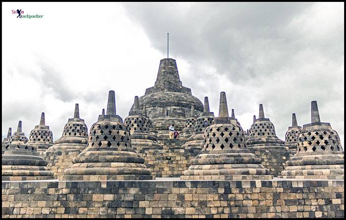 Circular Platforms and The Central Dome of Borobudur