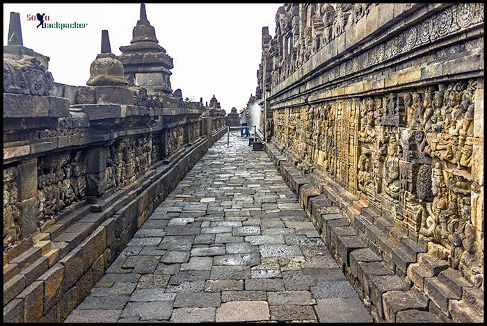 Extensive Relief Panels At Borobudur Temple