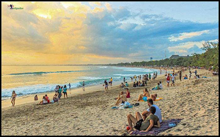 The Chaos of Bali at Kuta Beach