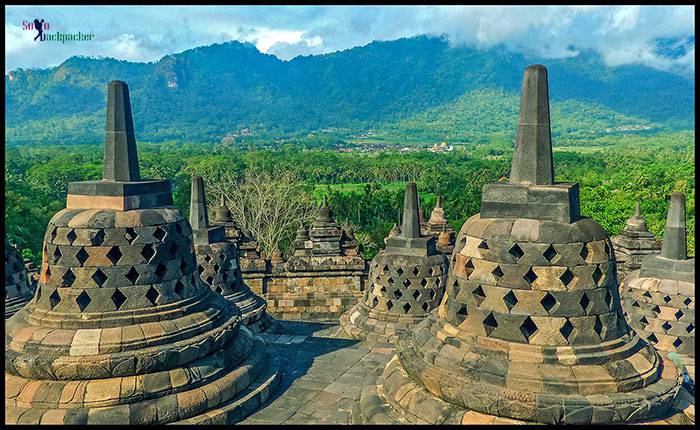 View From Borobudur Temple