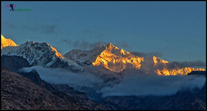 Sunrise over Kanchenjungha Peaks, Goecha La Trek