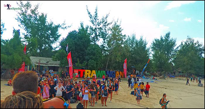 People Waiting Near Jetty at Gili Trawangan