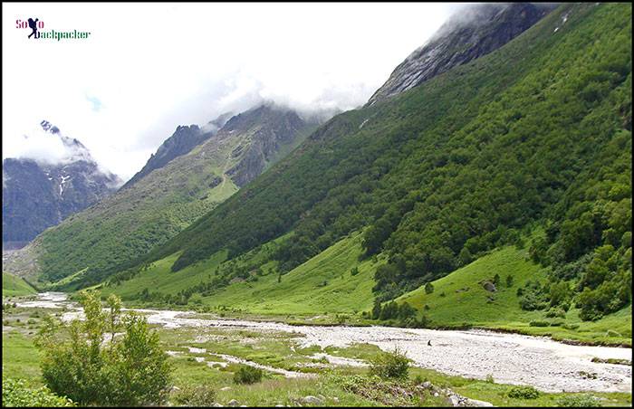 Pushpawati River in Valley of Flowers