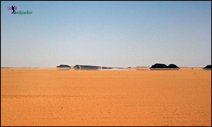 Phenomenon of Mirage Formation in Nubian Desert