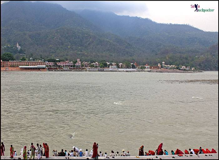 Rituals on the bank of Ganga River Rishikesh