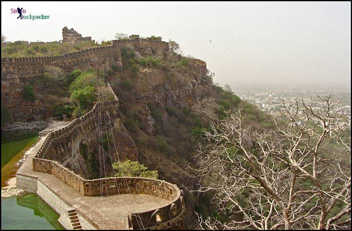 A reservoir in the fort