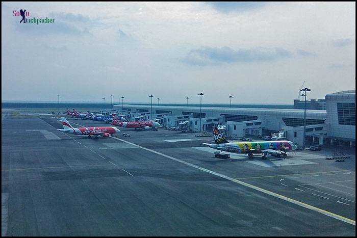 Air Asia Flights at LCCT, KL