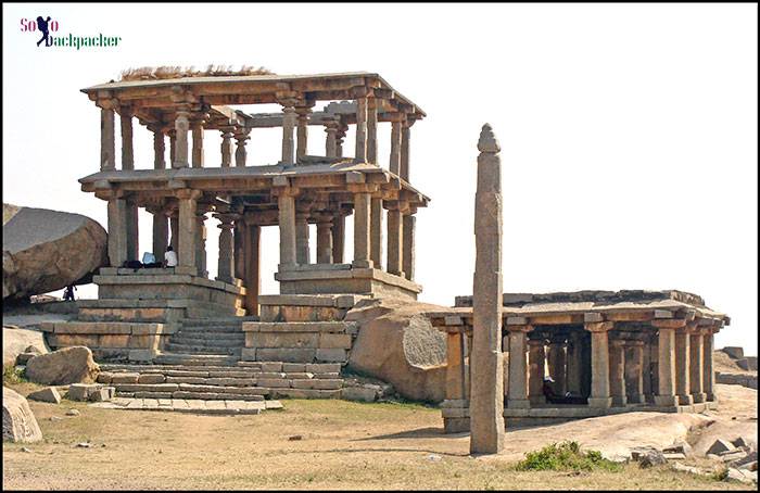 Another temple ruins at Hemakuta Hills