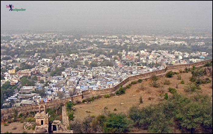 Chittor City from the Fort