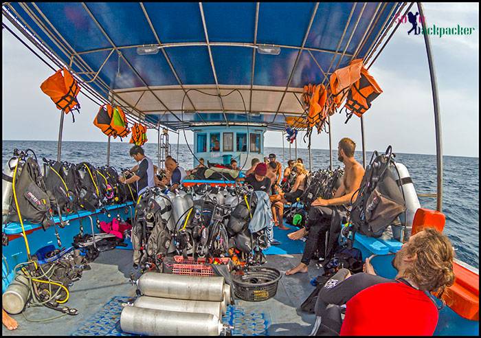 Diving Boat in Koh Tao