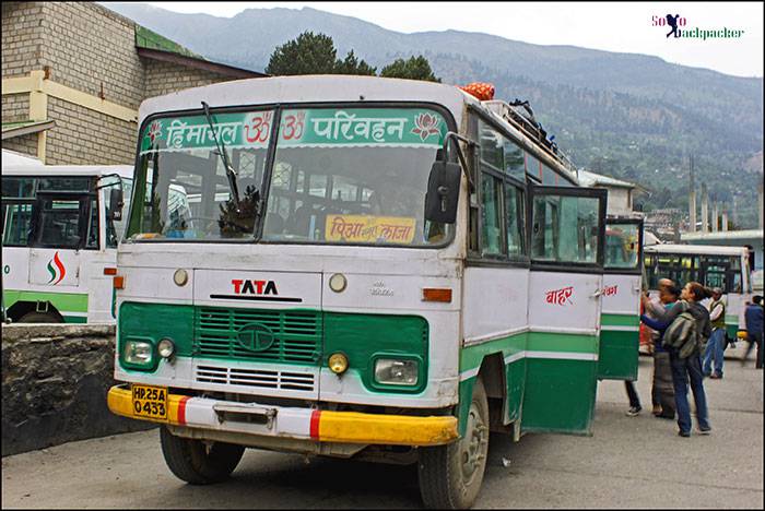 Kaza Bus at Reckong Peo