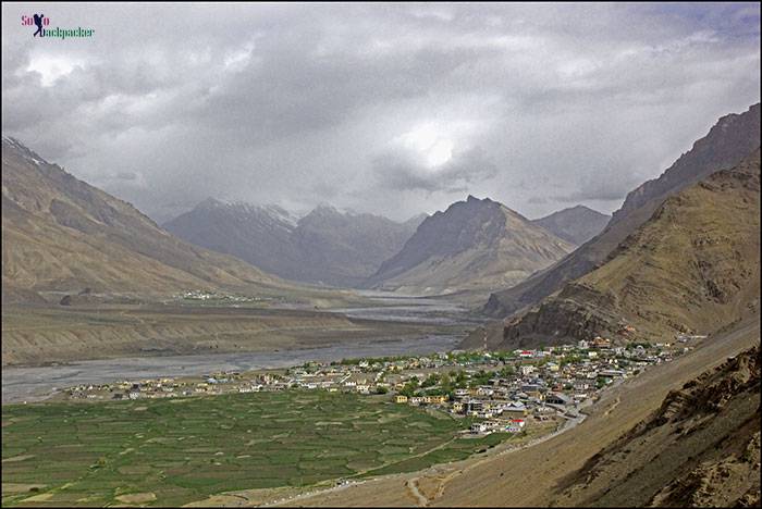 View of Kaza Town