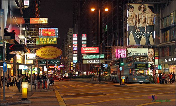Nathan Road in Night