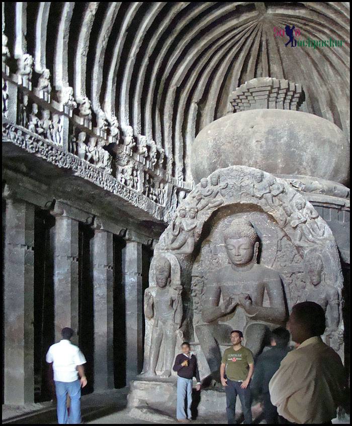 Preaching Buddha in Vishwakarma Cave