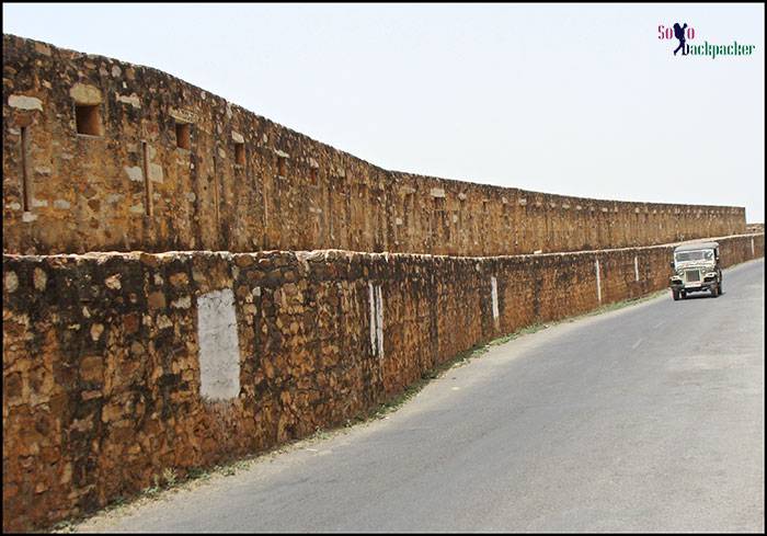 Road leading to the historical sites