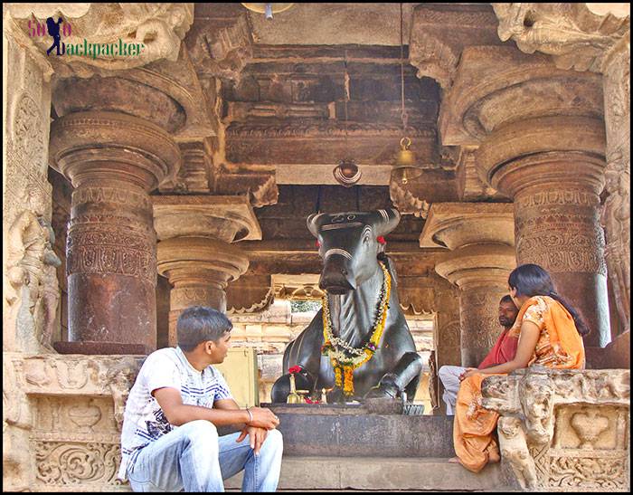 Nandi Statue at Virupaksha Temple, Pattadakal