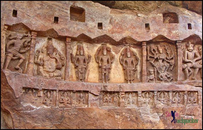 Rock Carvings (Varaha, Ganesha, Trideva, Durga and Narsingh)