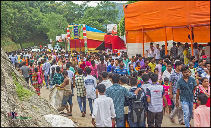 Crowd during Ambubachi Mela