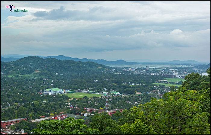 View of Guwahati City from Nilachal Hill