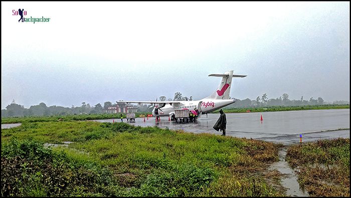 FlyBig Aircraft at Tezu Airport