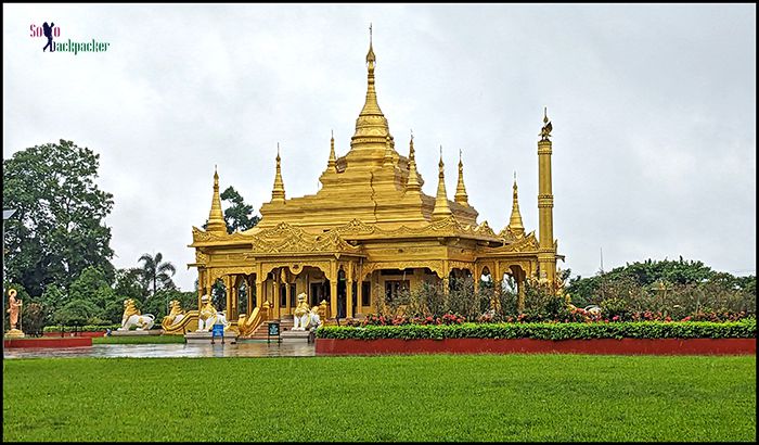 Beautiful Golden Pagoda in Namsai District