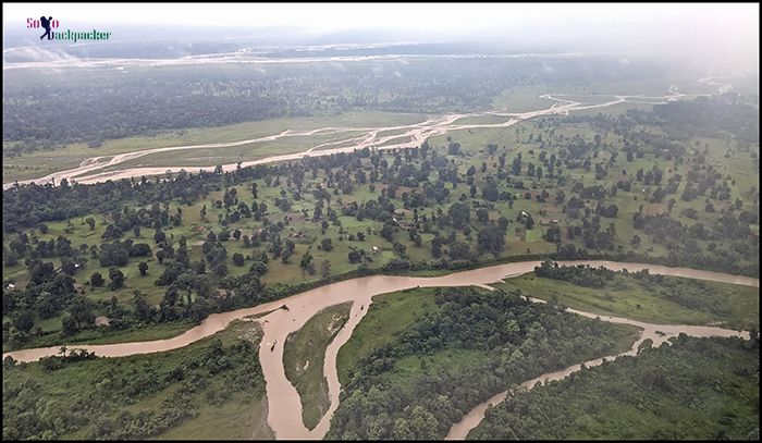 Numerous rivers around Tezu